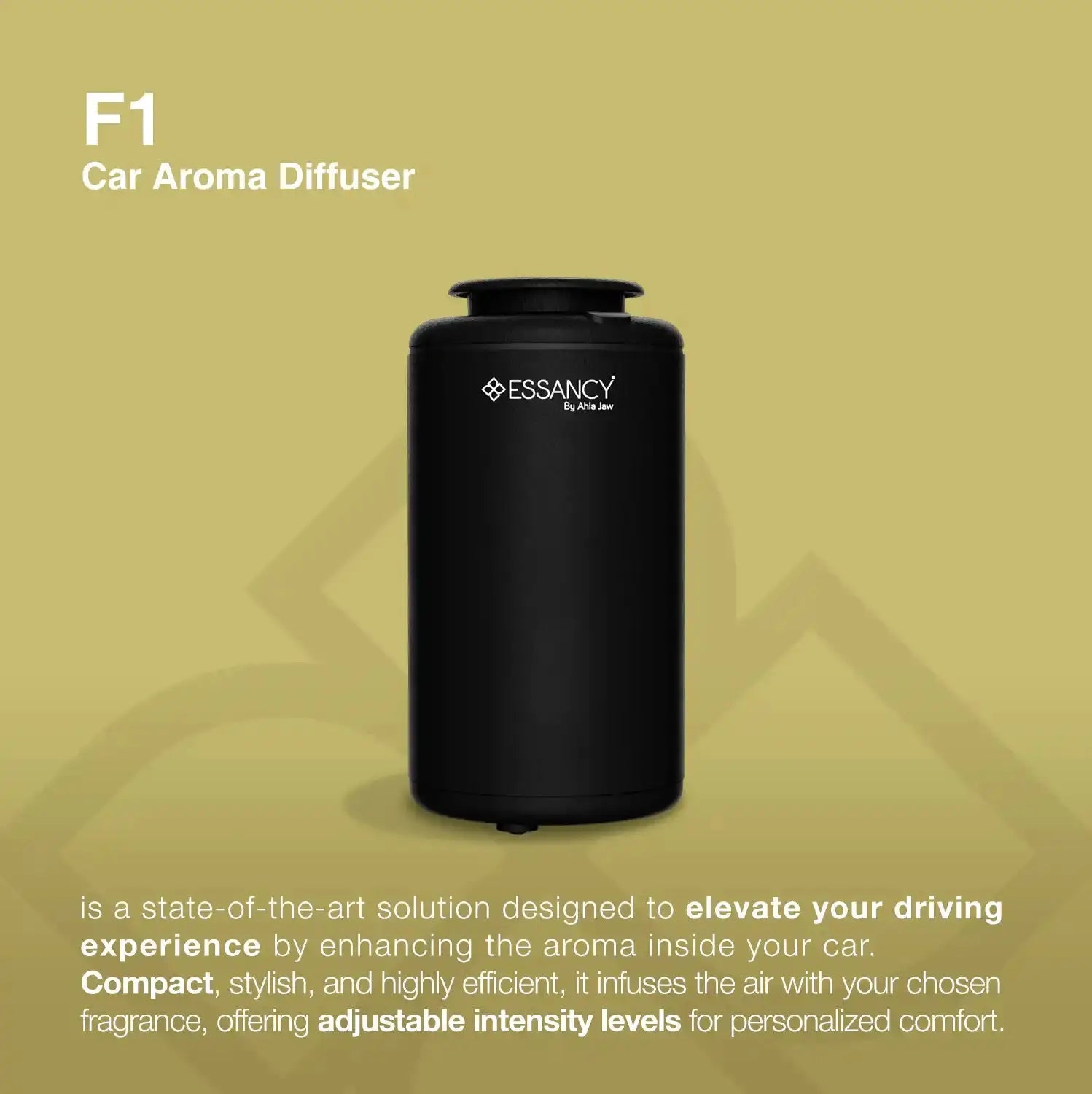Compact and stylish F1 Car Aroma Diffuser USB offers adjustable intensity for a personalized in-car fragrance experience.