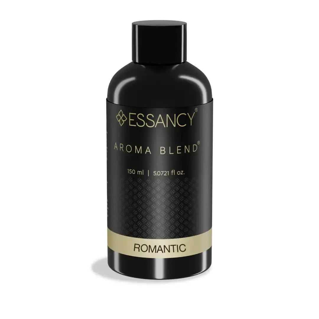 Romantic Aroma Blend 150ml by Essancy, elegant home fragrance oil with floral and fruity notes for diffusers. Ideal for romantic ambiance.