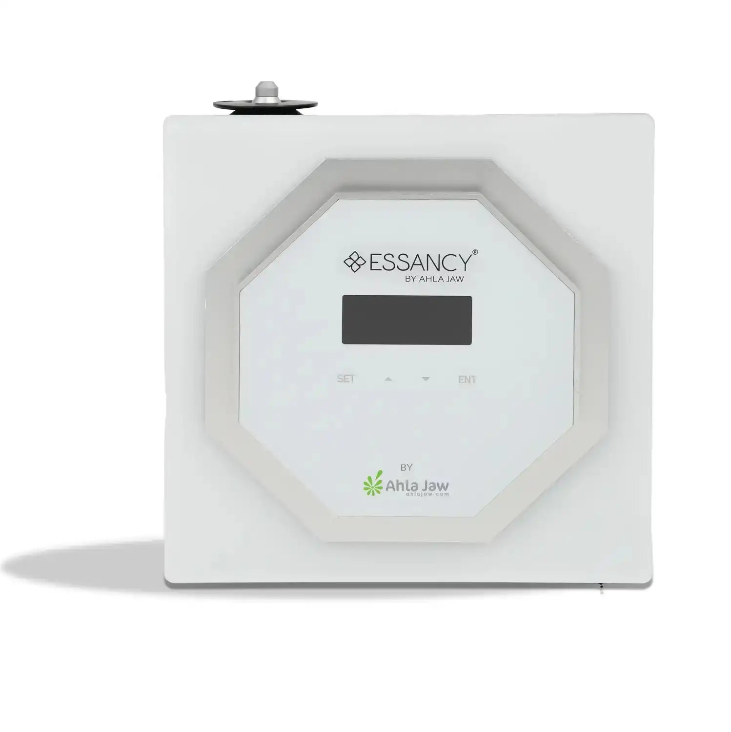 Scent Ignition 2.1 Diffuser in white with digital display, ideal for home and office fragrance diffusion with adjustable settings.