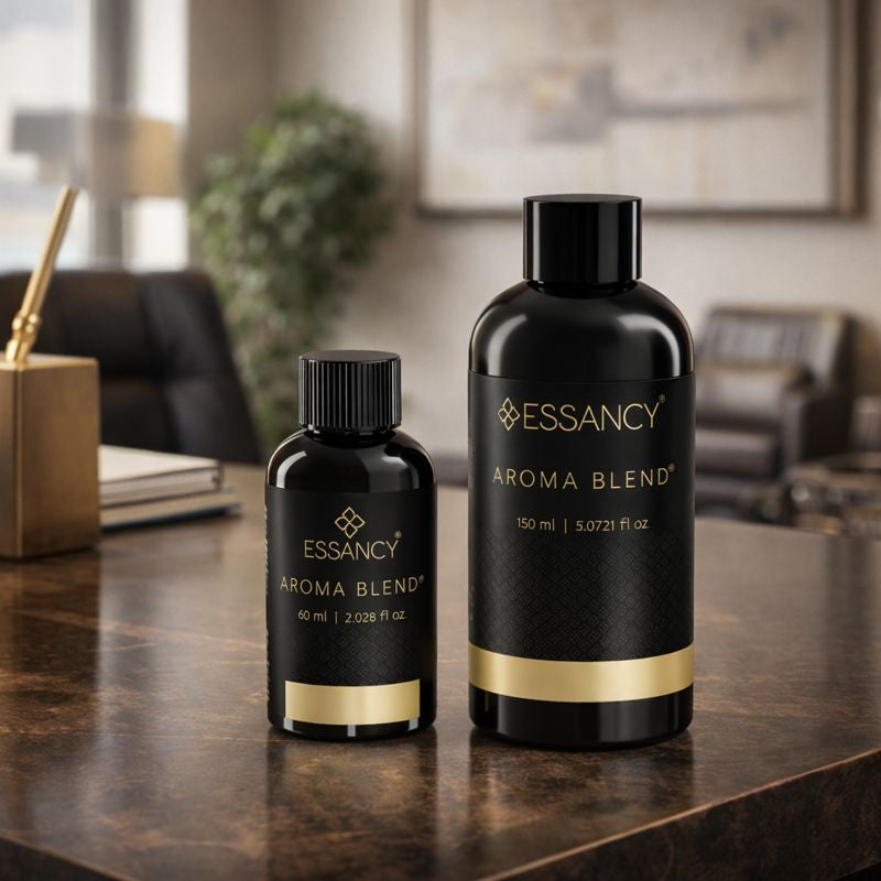 Luxury ESSANCY aroma blends create a continuous atmospheric scent.