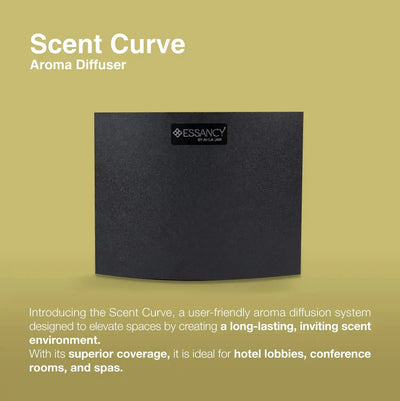 Scent Curve Aroma Diffuser – ideal for hotel lobbies, spas, and conference rooms with user-friendly and efficient scent diffusion.