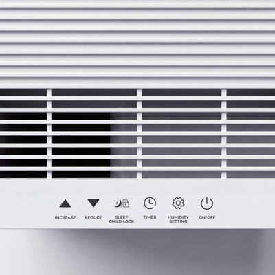 Aira Mini Dehumidifier – 16L/Day, Rolling Piston Compressor, Whisper-Quiet <48dB, For Homes, Offices & Showrooms