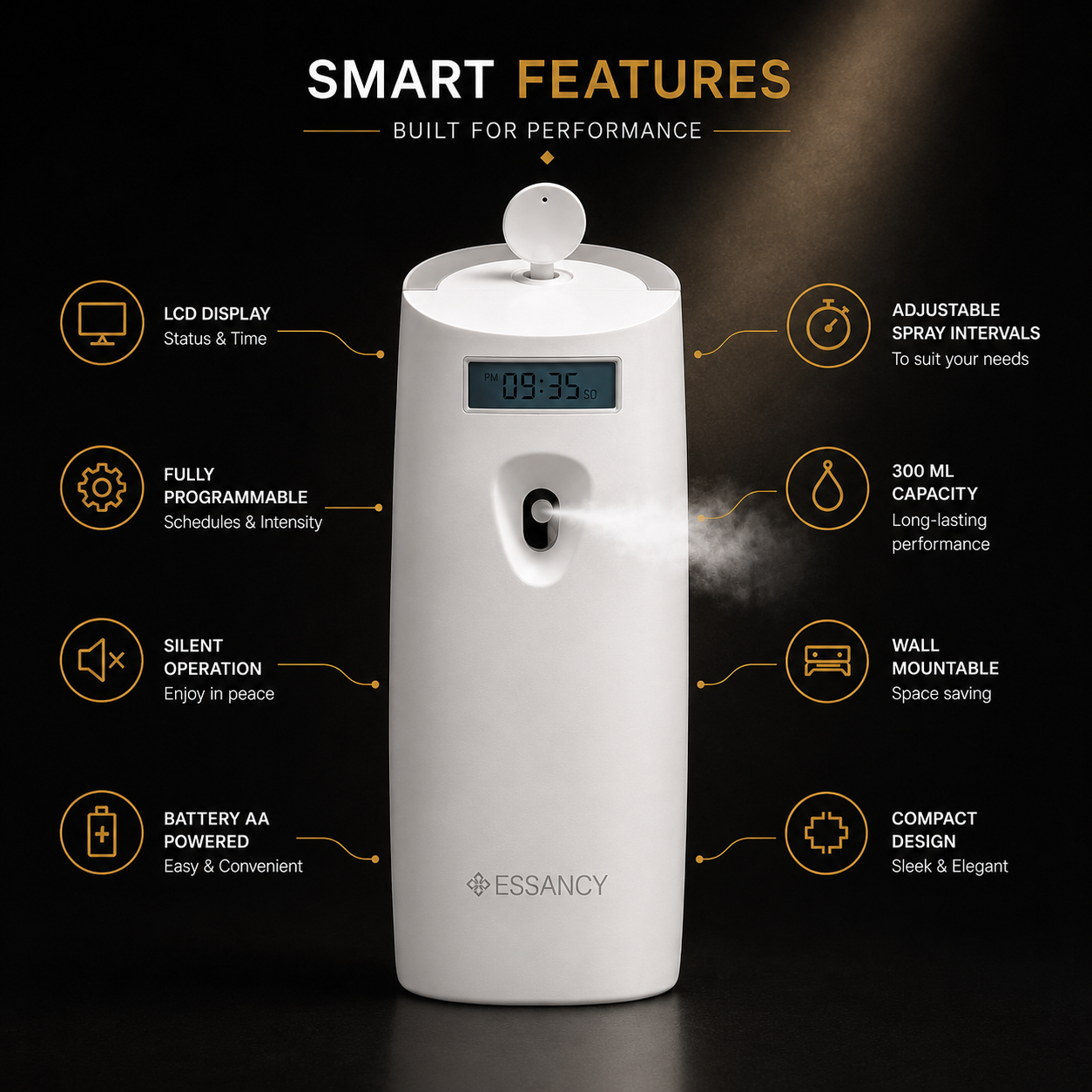 LCD Air Freshener Machine Dubai - Automatic Dispenser