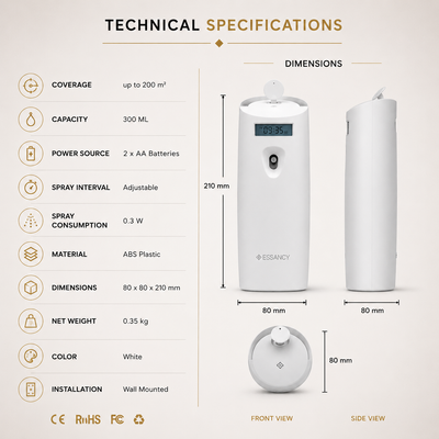 LCD Air Freshener Machine Dubai - Automatic Dispenser