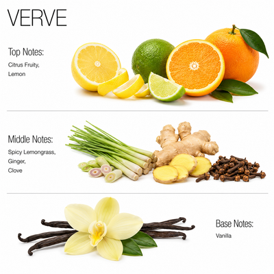 Verve Aroma Diffuser Oils - Fresh Energetic Scent