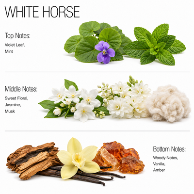 White Horse Aroma Diffuser Oils - Bold Elegant Scent
