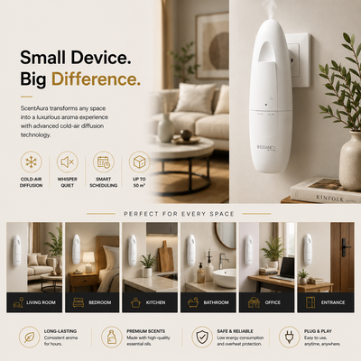 ScentAura Room Freshener Machine for Home | App Control