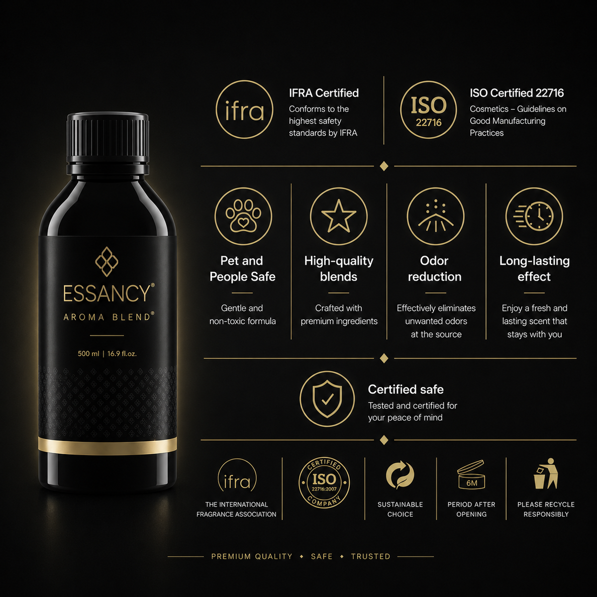 Orchid Noir Aroma Diffuser Oils