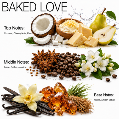 Baked Love - Aroma Blend Diffuser Oils Warm Sweet Scent
