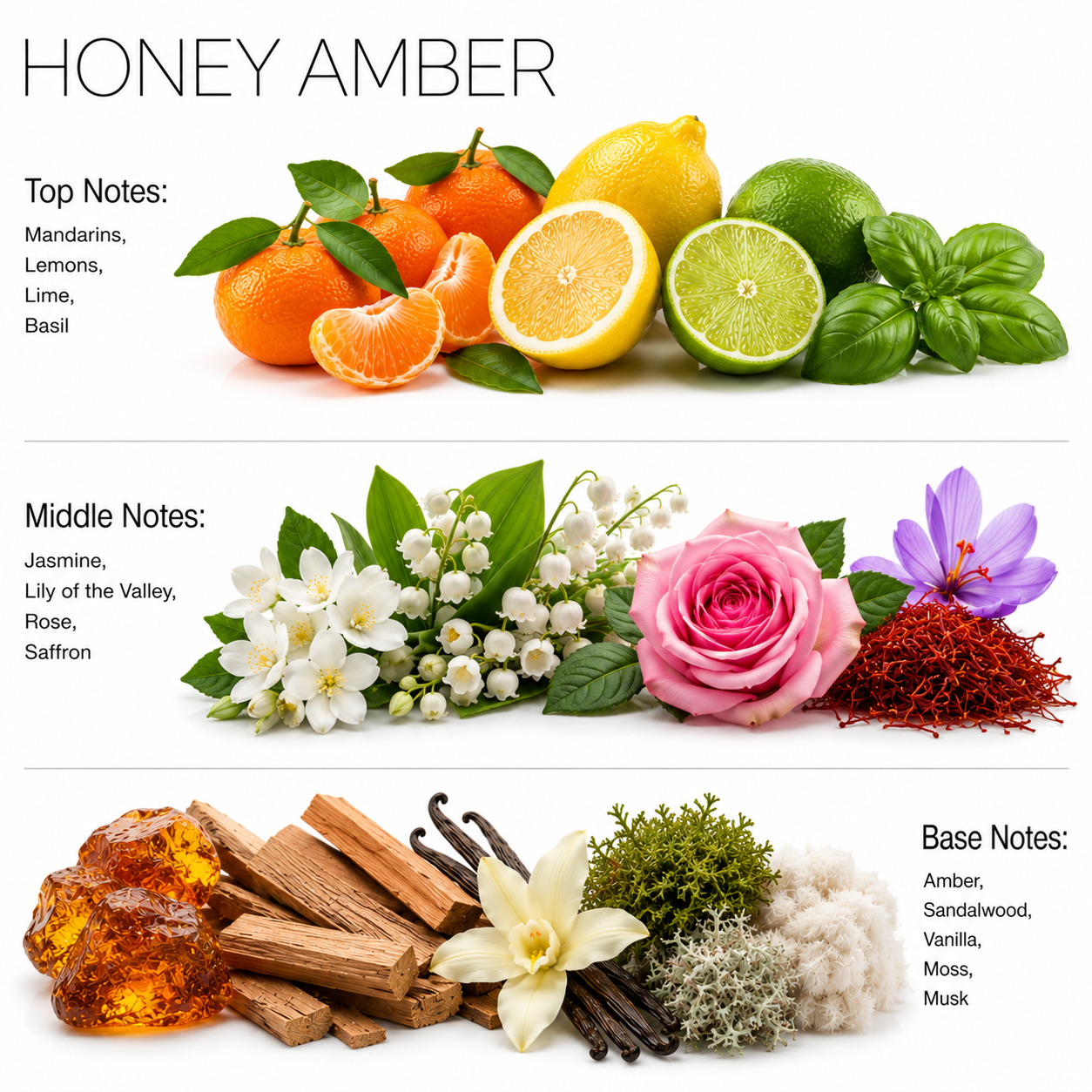 Honey Amber - Aroma Blend Diffuser Oils 500ml Warm Sweet Scent