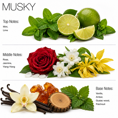 Musky Aroma Blend – Premium Aroma Diffuser Oils