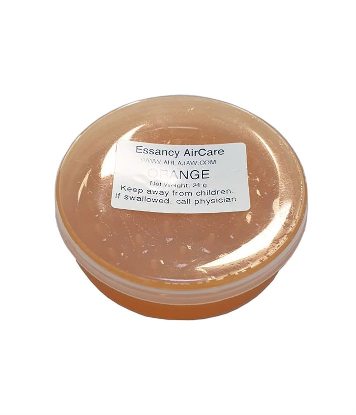 Jar of Essancy AirCare product with a label on a white background