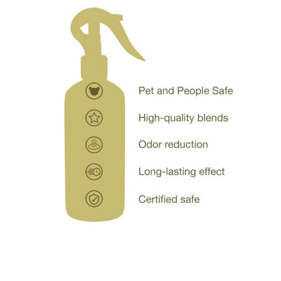 White Horse Aroma Mist Air Freshener 150ml benefits including pet-safe, odor reduction, long-lasting effect, and certified high-quality blends.